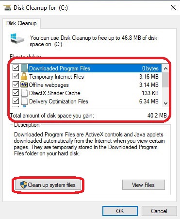 آموزش دیسک کلین آپ برای خالی کردن فضای هارد دیسک