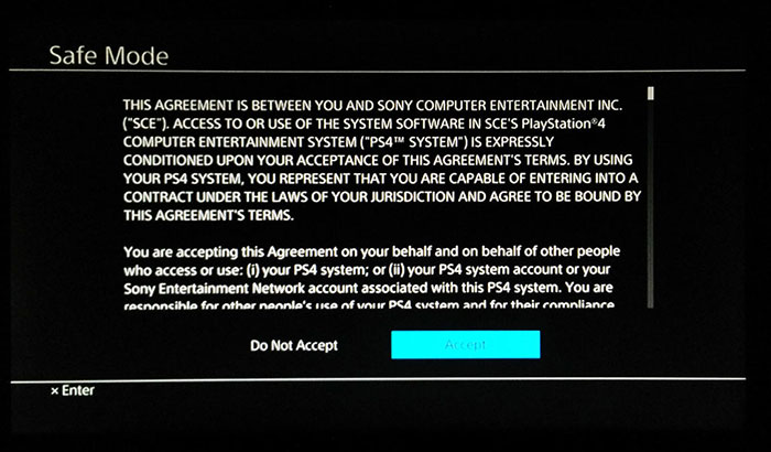 نصب سیستم عامل پلی استیشن پس از تعویض هارد دیسک PS4
